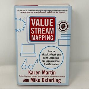 📚✨3 for 20$✨📚 Value Stream Mapping Book by Karen Martin and Mike Osterling